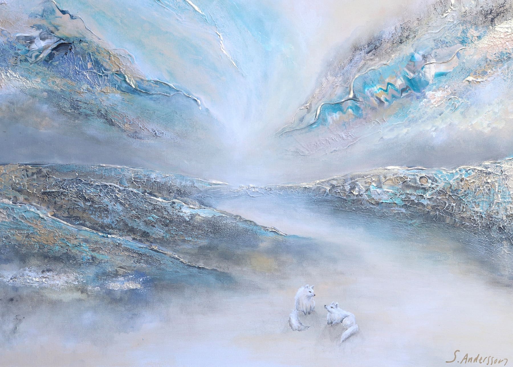 Some Will Never Know They're Beautiful — taideprintti 70x50cm, semiabstrakti, Sanna Andersson