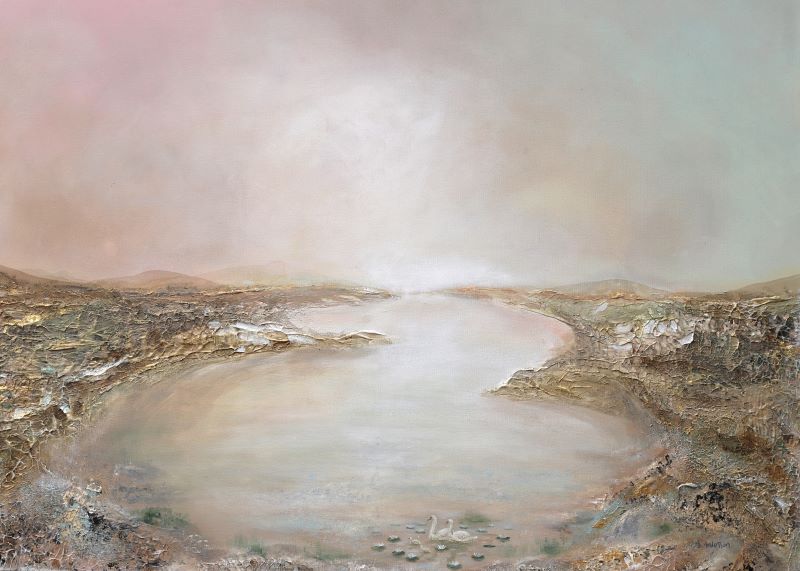 Far longer than forever — taideprintti 70x100cm, semiabstrakti, Sanna Andersson