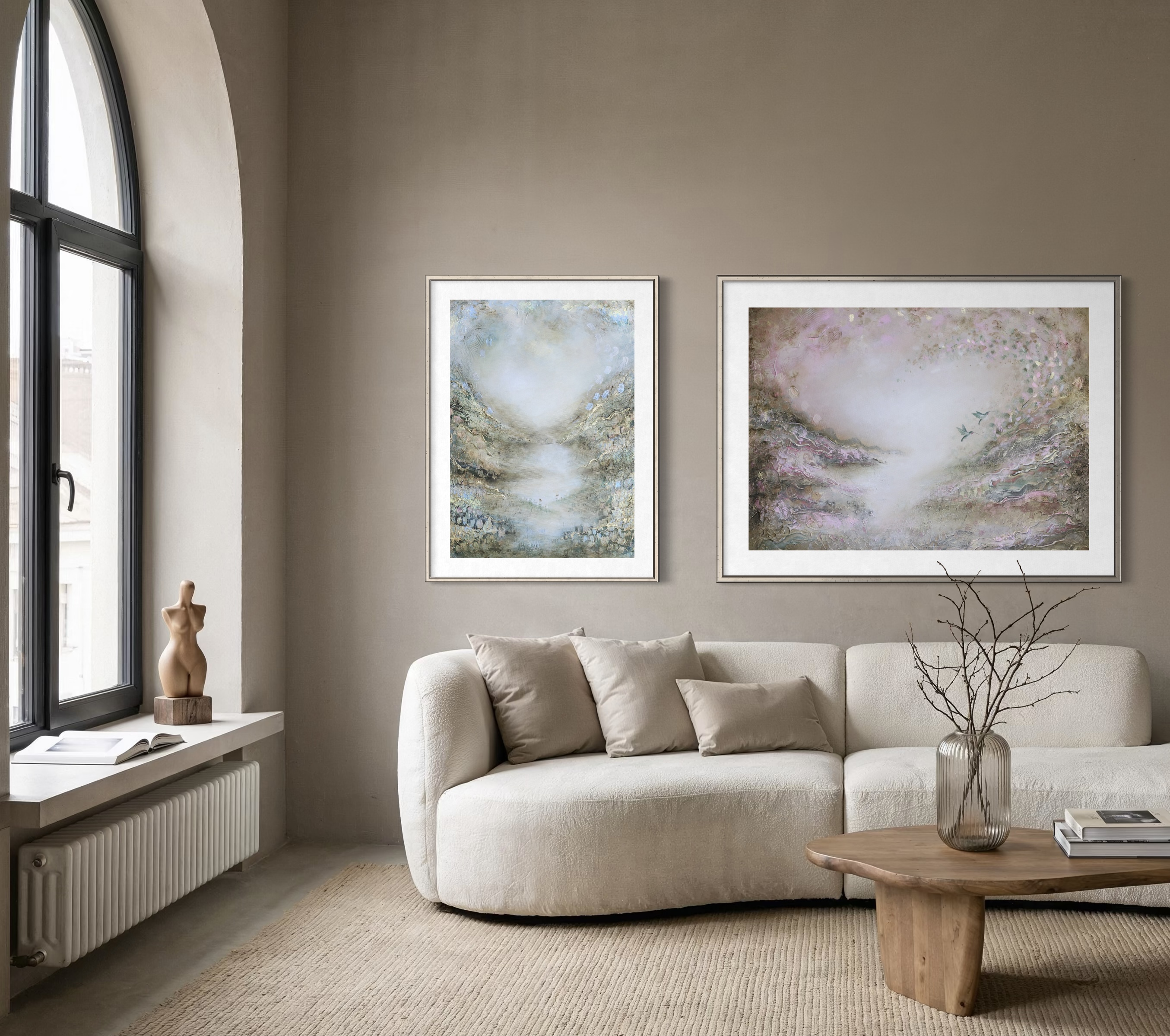 Uutuusprintit S.A Prints - The Quiet Glow ja Two Souls in Bloom