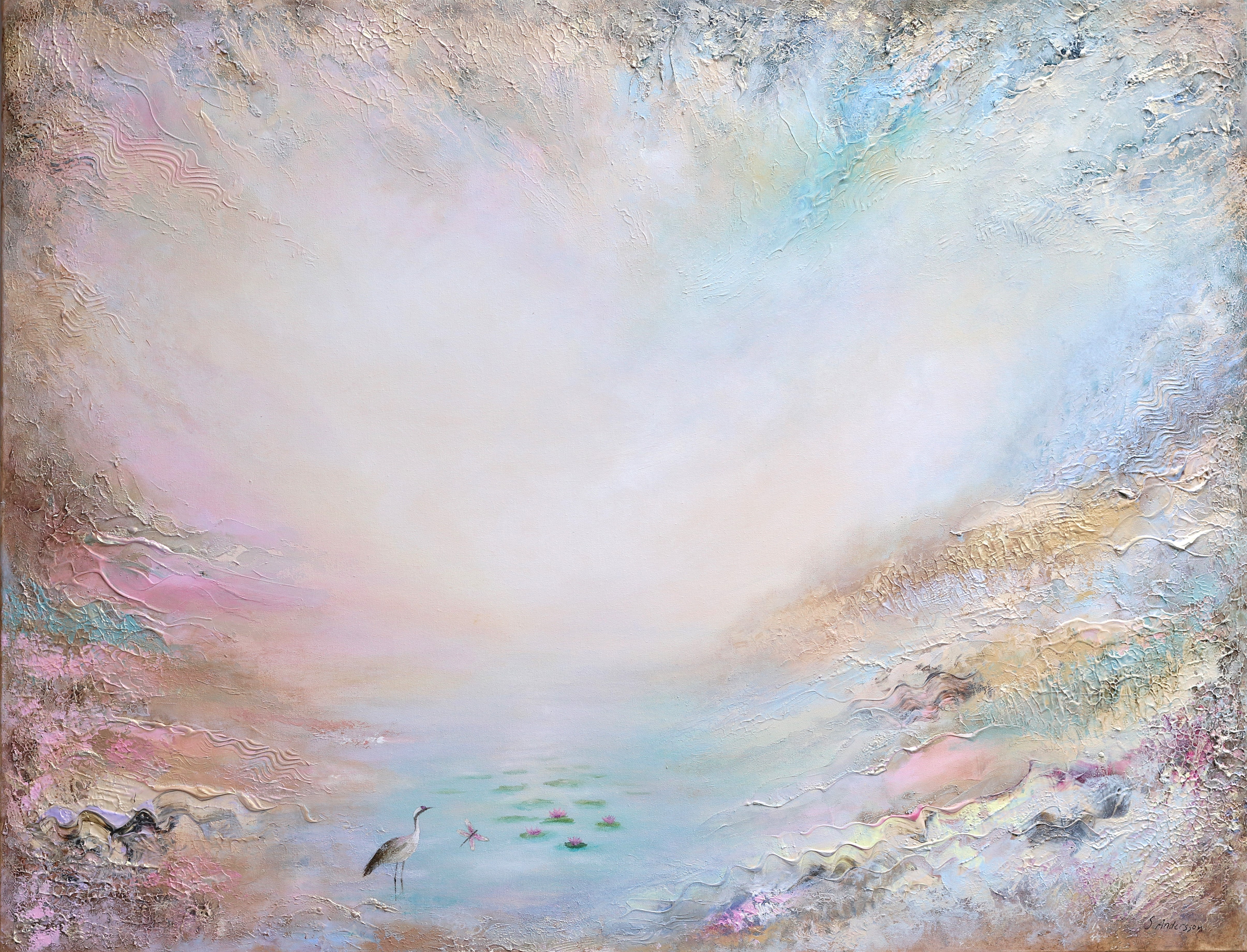 Moment of Stillness — alkuperäisteos, semiabstrakti, Sanna Andersson