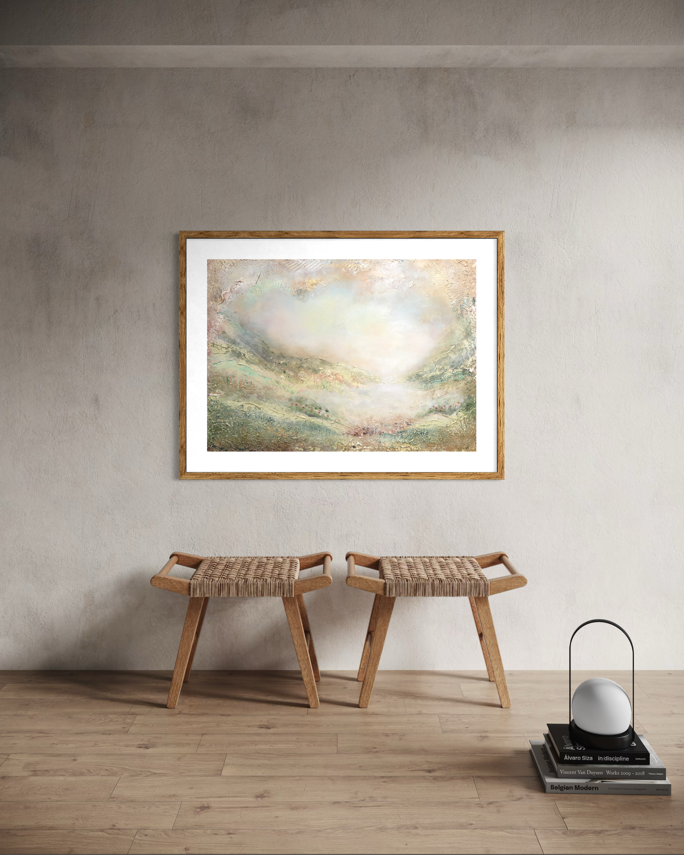 You're on the Path Either Way — uutuus taideprintti 100x70cm, semiabstrakti, Sanna Andersson