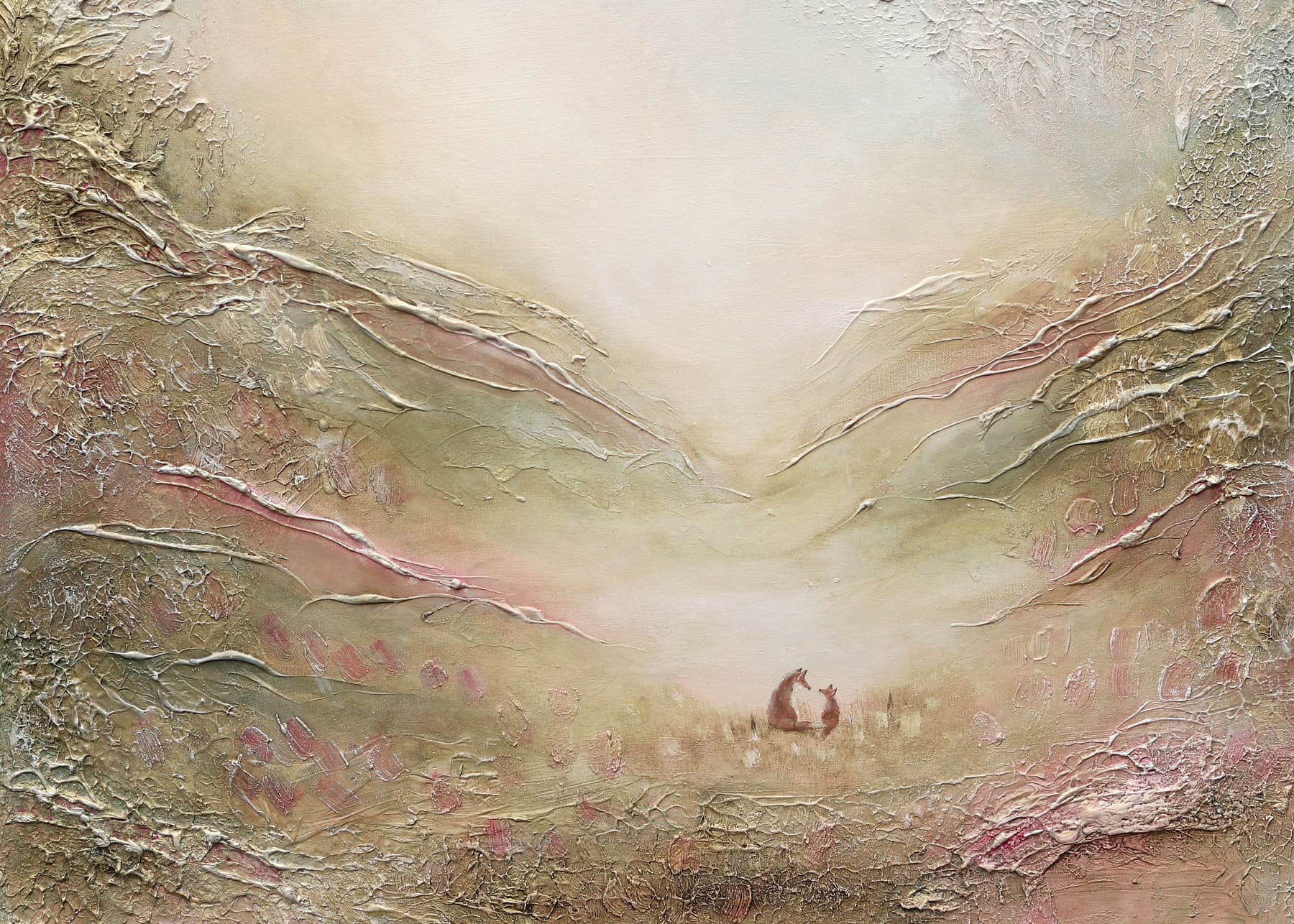 Unconditionally 2 — taideprintti 70x50cm, semiabstrakti, Sanna Andersson